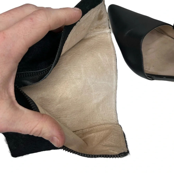 Sol Sana (Revolve) Black Tylar Boot with Cow Hair US 9/EU 40 - Picture 8 of 11